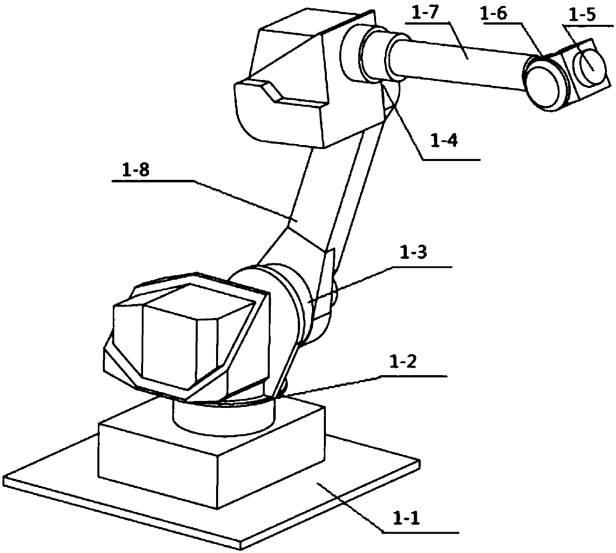 Flexible training device and training method for aircraft annular pneumatic riveting