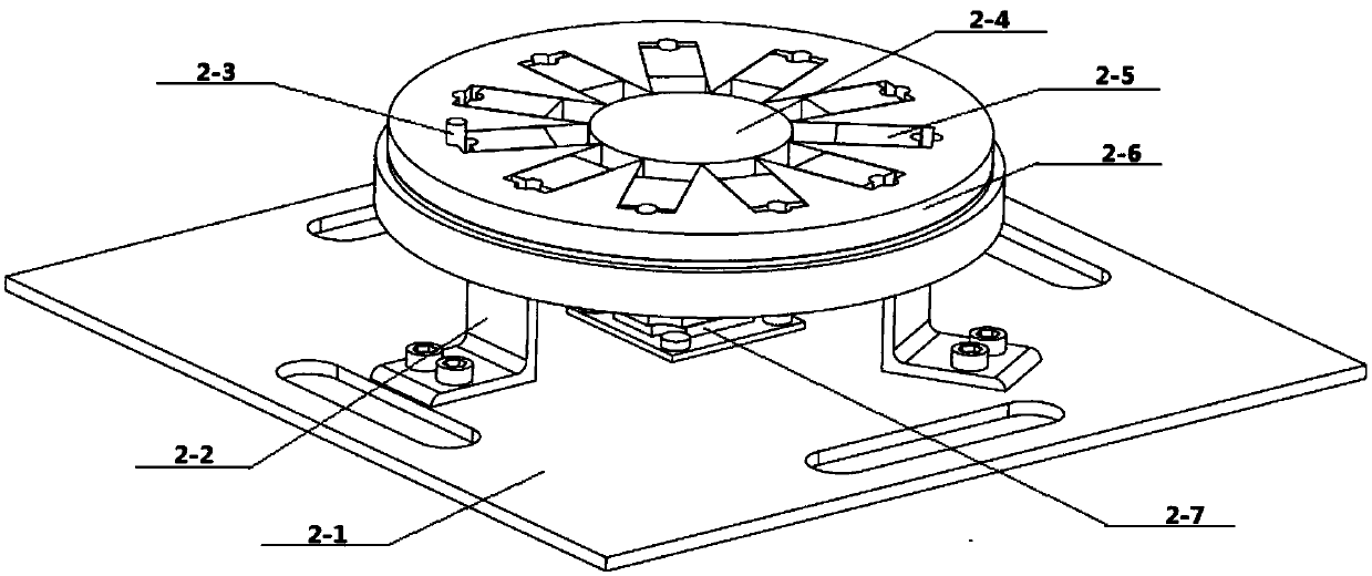 Flexible training device and training method for aircraft annular pneumatic riveting