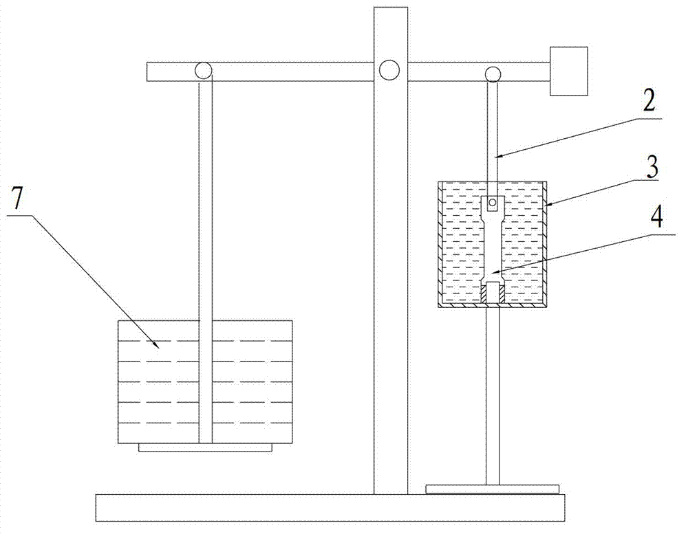 Sample pull stress corrosion tester