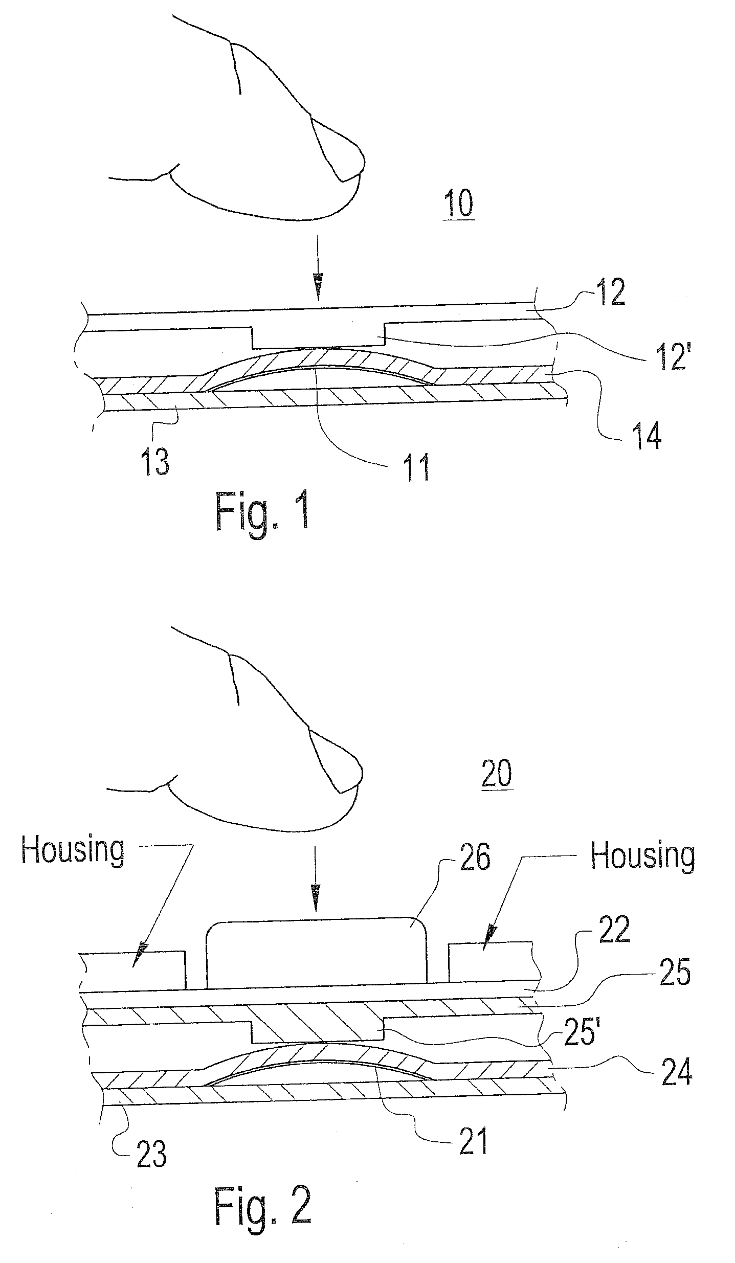 Input device and an electronic device comprising an input device