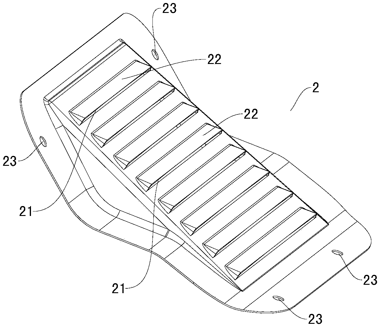 Engine splash guard assembly used for vehicle