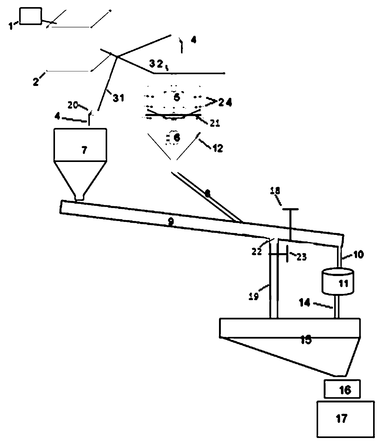 System and method for producing fracturing propping agent by taking red mud as raw material