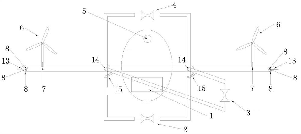 A line safety patrol device and using method thereof