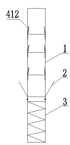 Reinforced concrete pipe for structure of rotatablely excavated pile shell