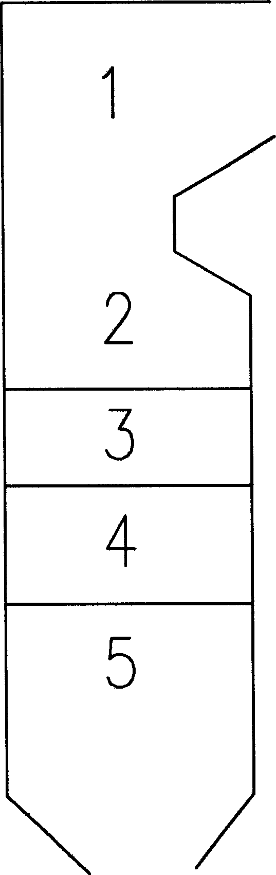 Method for generating multistage reburning controlling high-capacity coal fired boiler NOX