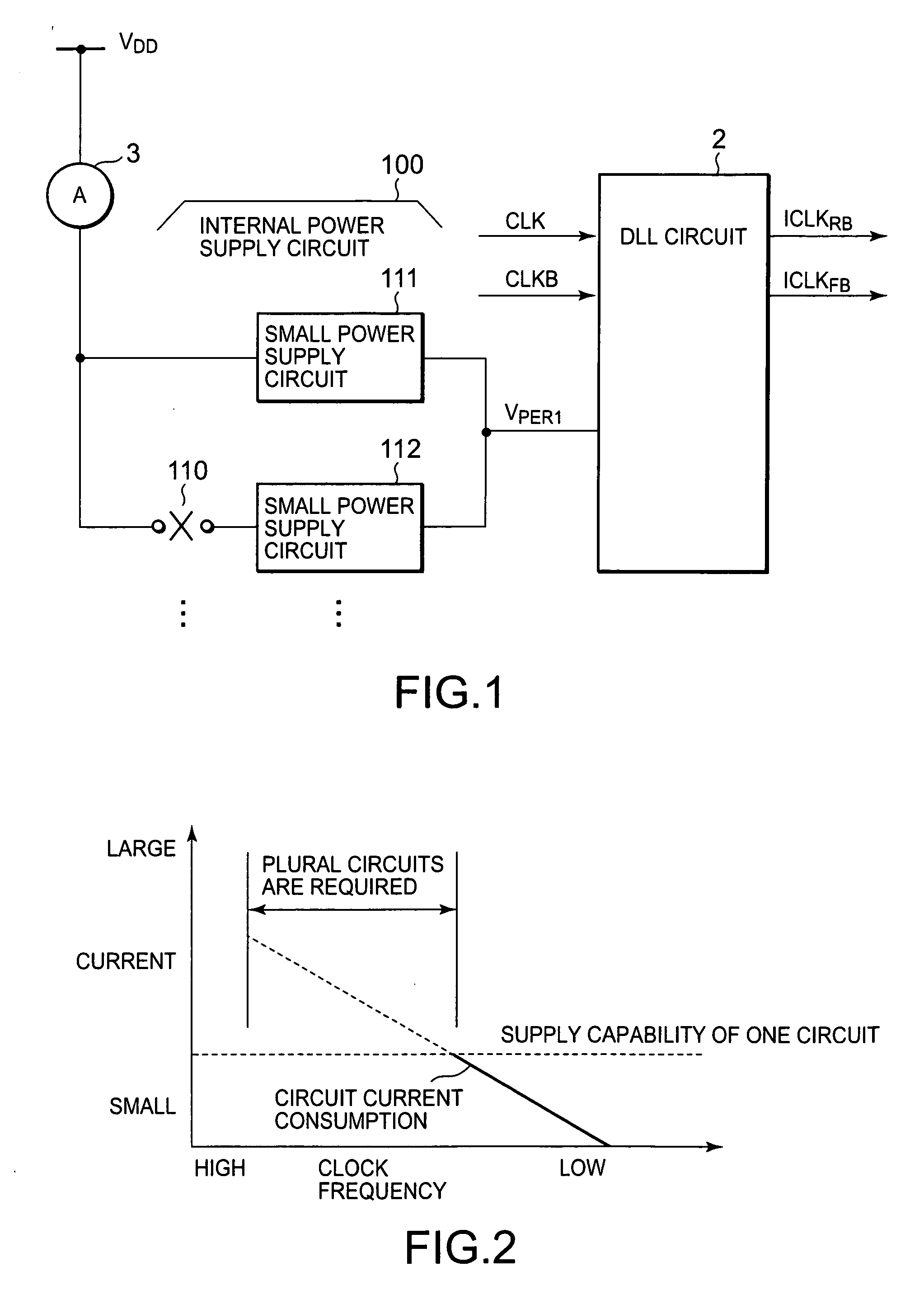 Internal power supply control method, internal power supply circuit, and semiconductor device