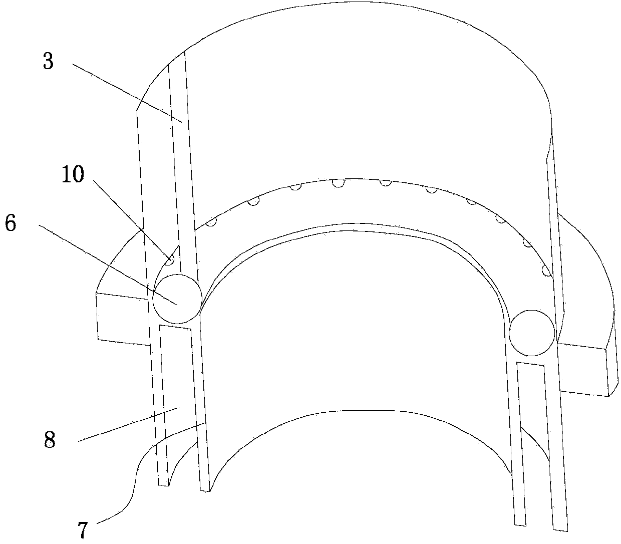 Sub-boiling distillation method for high-purity hydrochloric acid