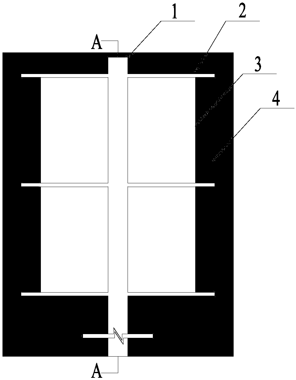 Bed-parallel drilling slot pressure relief permeability increase method