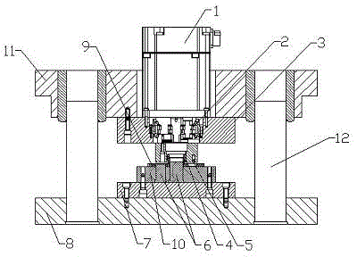 Grinding die for pinion of duplicate gear