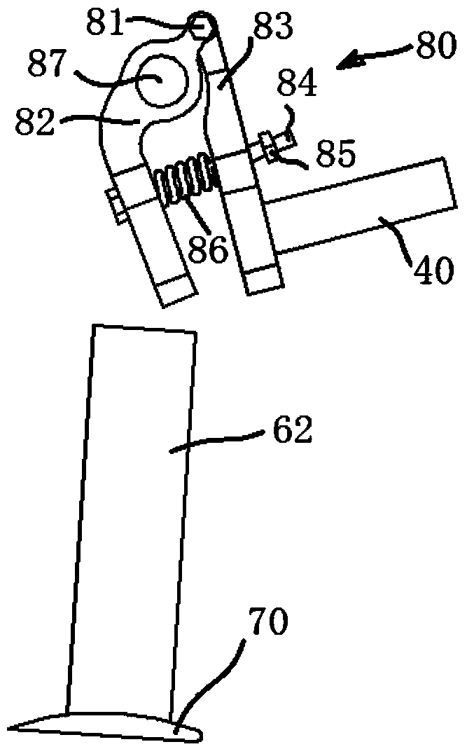 Pull type hydrofoil device