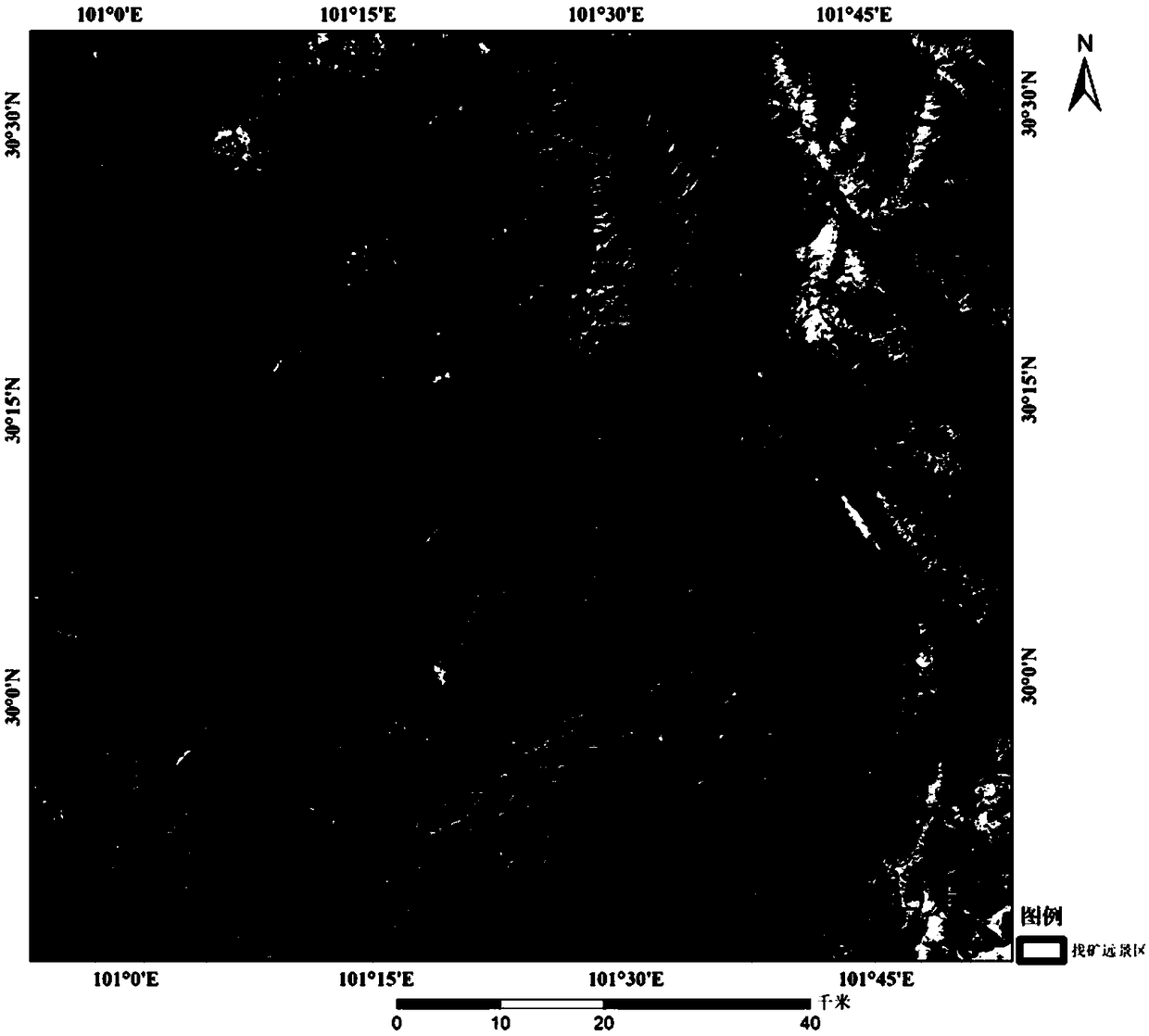 A pegmatite-type lithium ore prospecting method based on multi-source remote sensing data