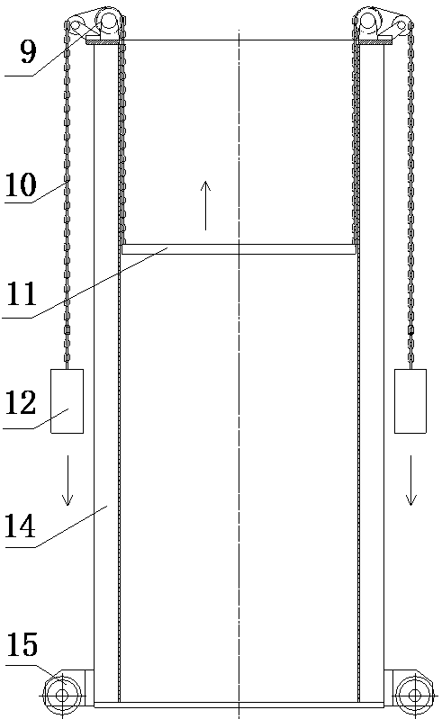 Sludge filter pressing device of deep sludge filter-pressing dehydration system