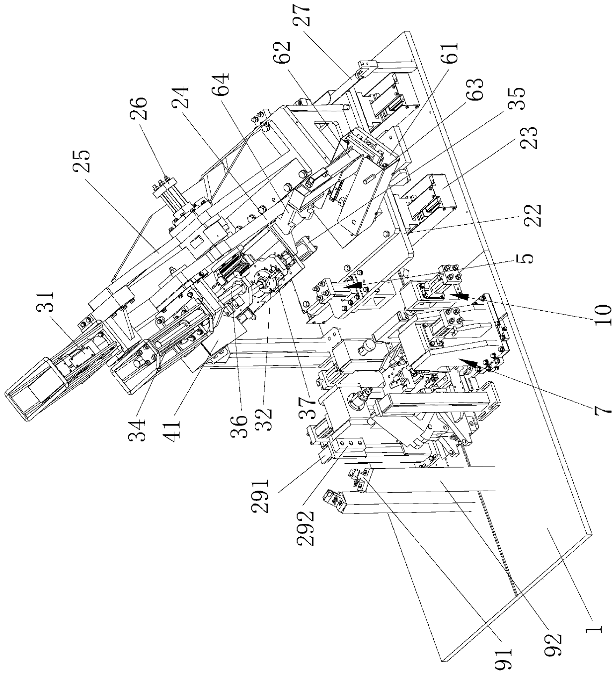 Car frame front tube shaping device