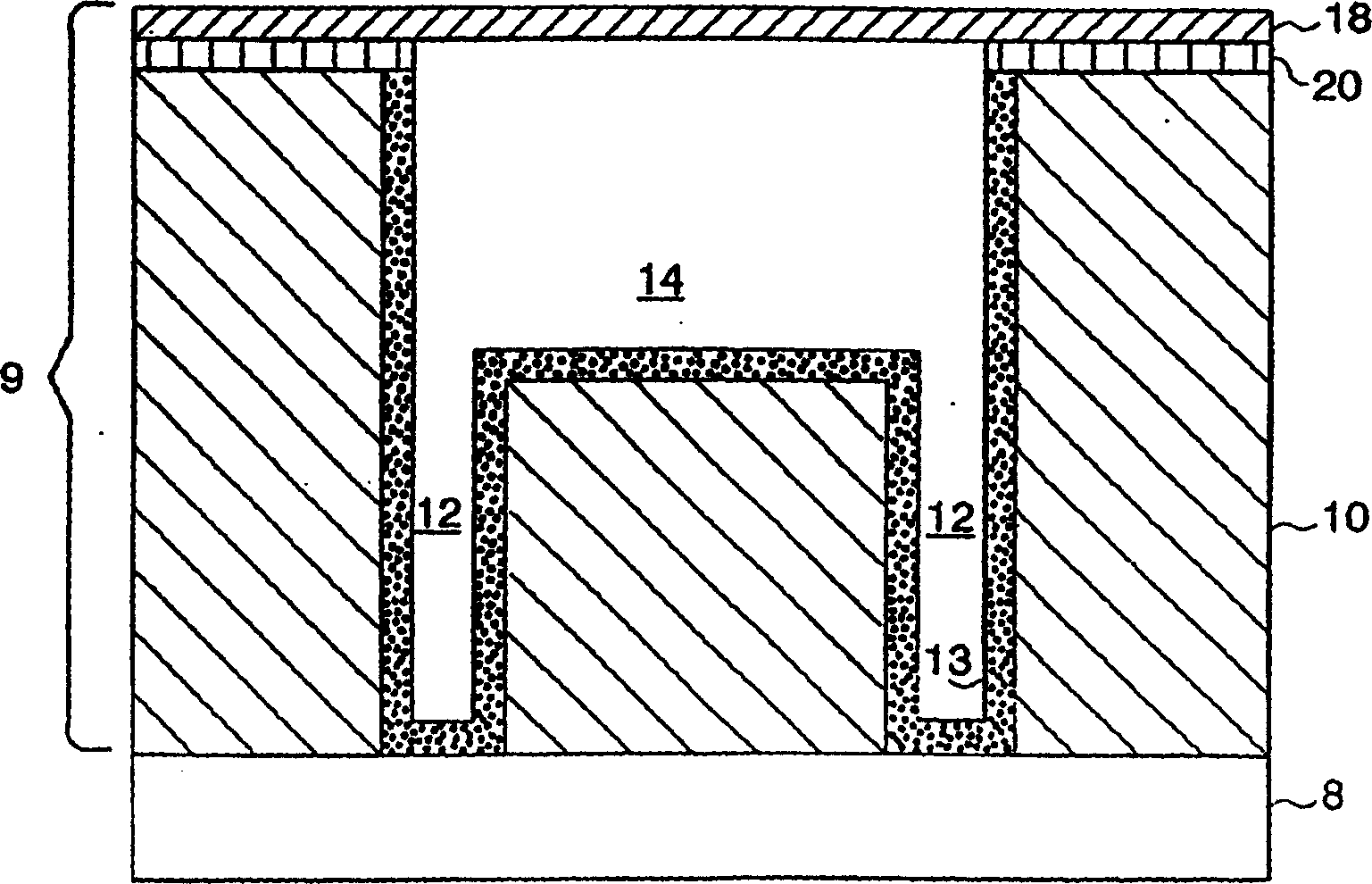 Interconnection structure containing stress regulating covering and its mfg. method