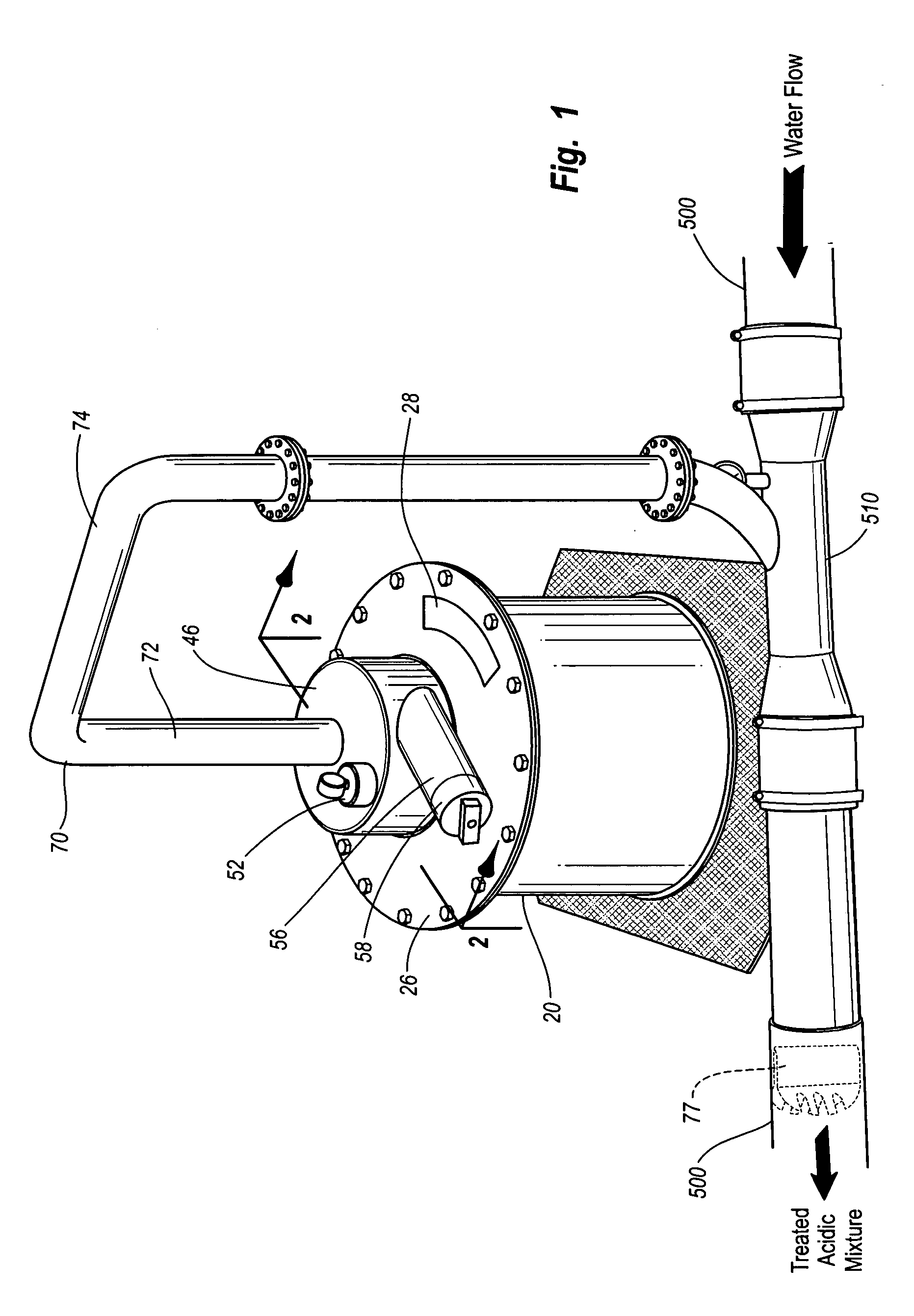 Concentric hopper and burn chamber for sulphurous acid generator