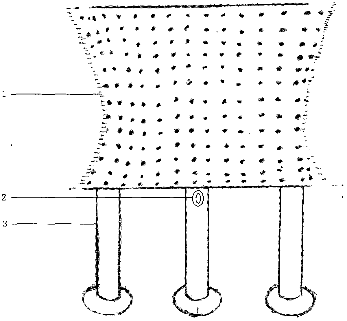 Automatic massage brush for cattle body