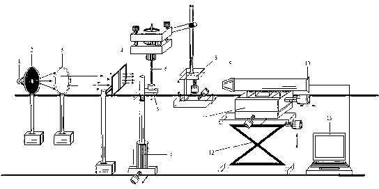 Method for measuring liquid phase diffusion coefficient, and apparatus thereof