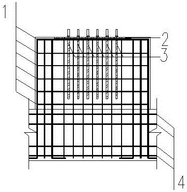 Mounting method of wall type energy dissipation device