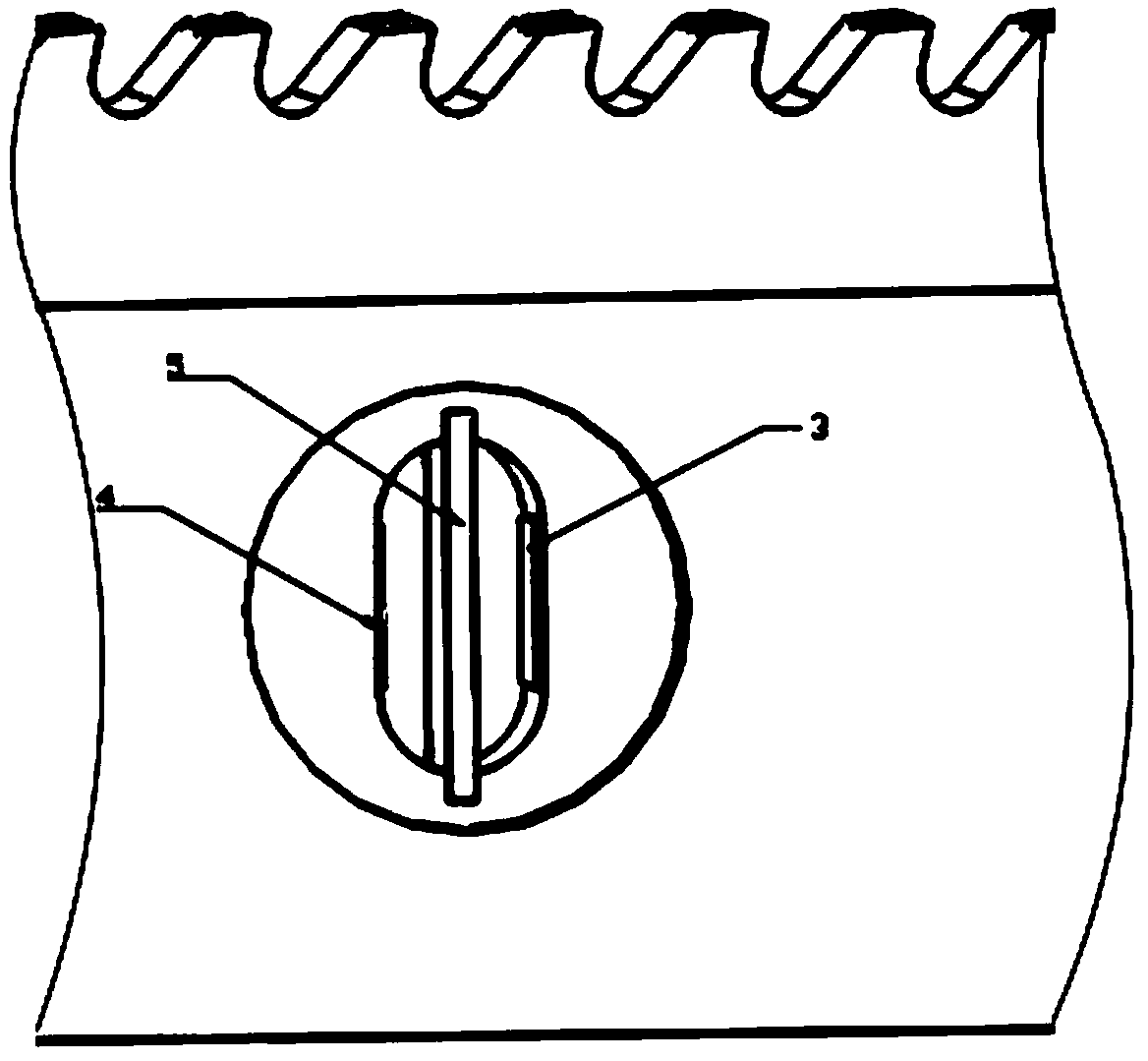 Broaching force detection device and detection method thereof