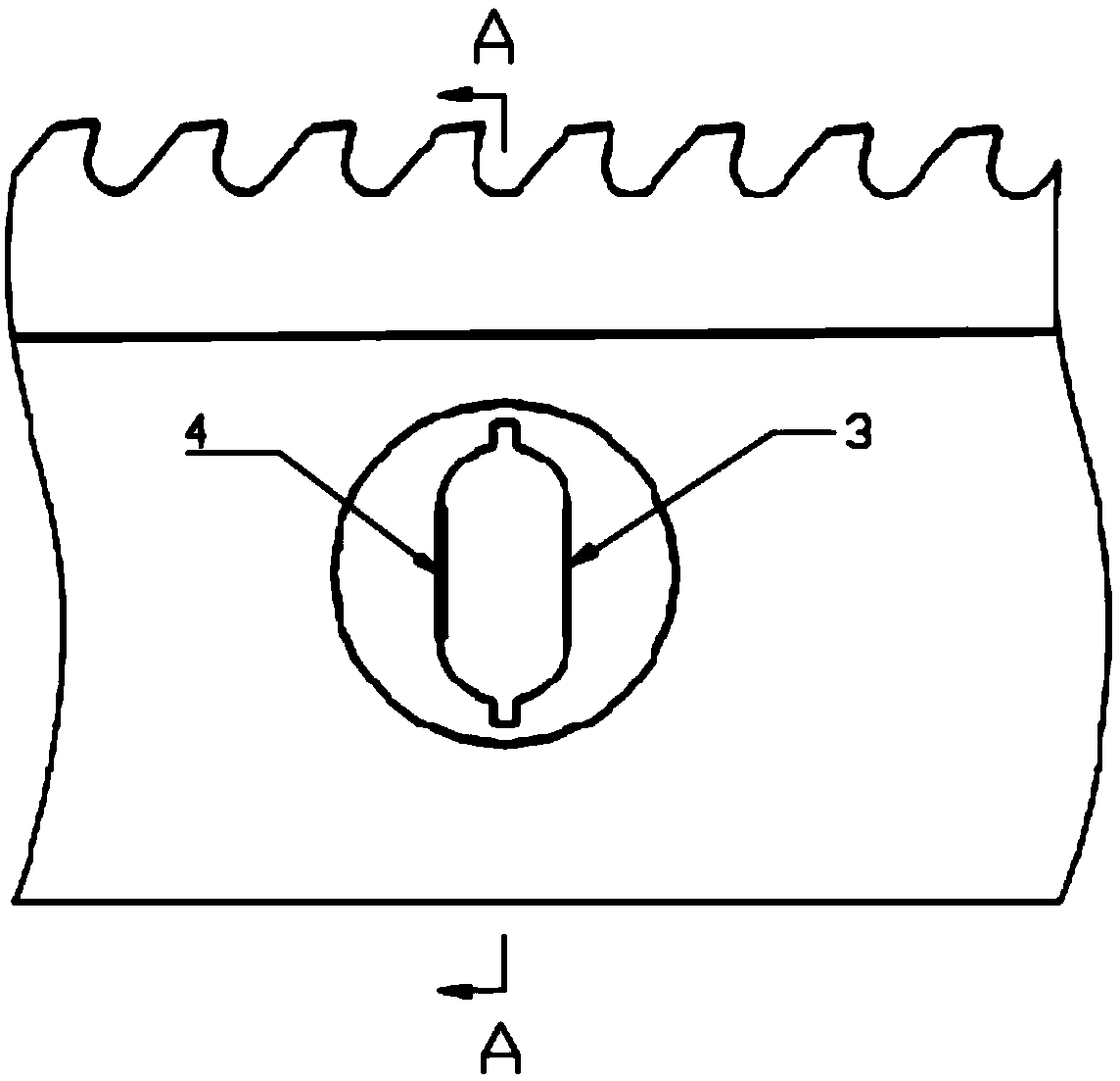 Broaching force detection device and detection method thereof