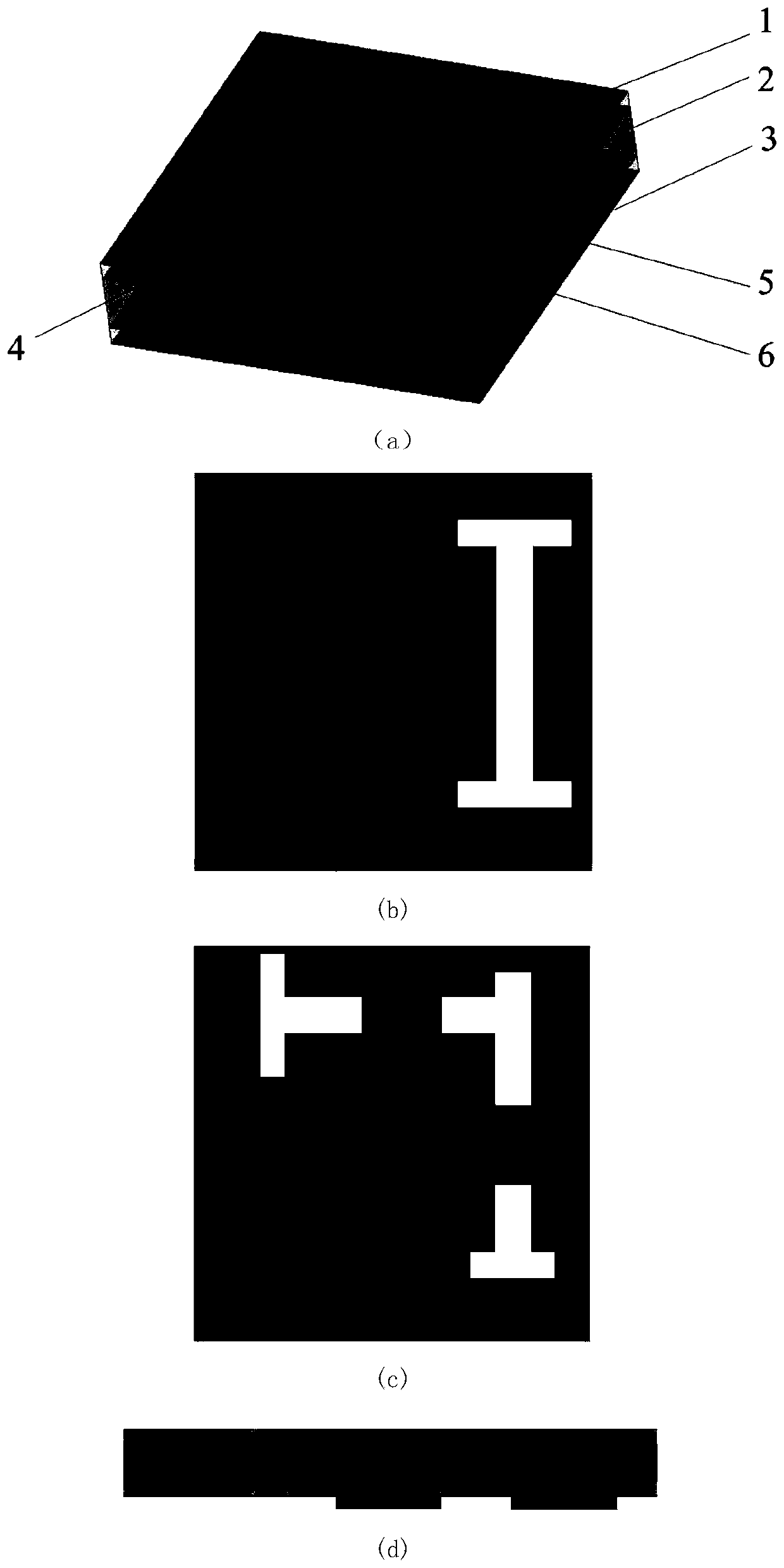 Light-controlled polarization reconfigurable frequency selective surface unit structure and radar communication radome