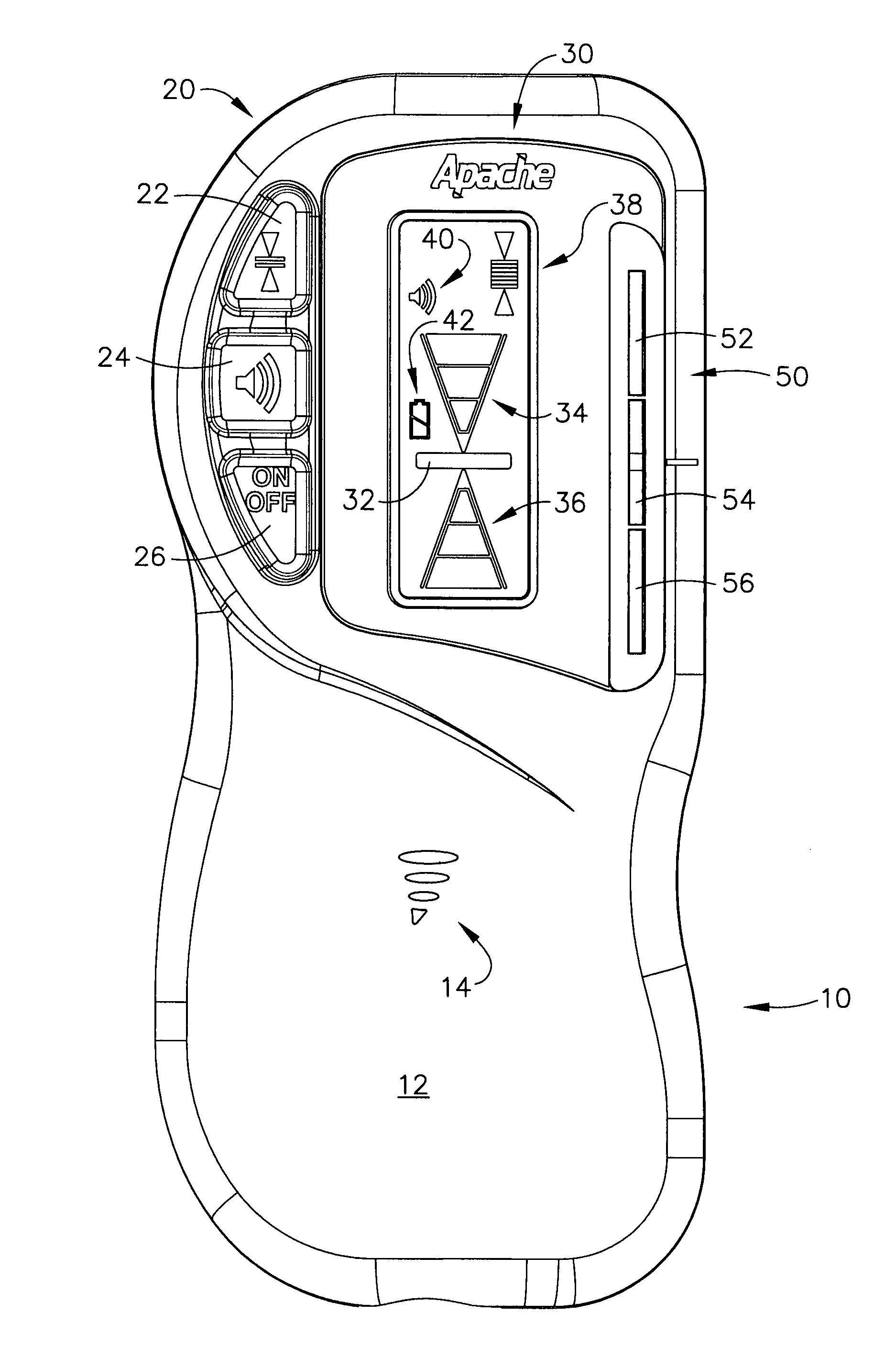 Laser light detector with reflection rejection algorithm