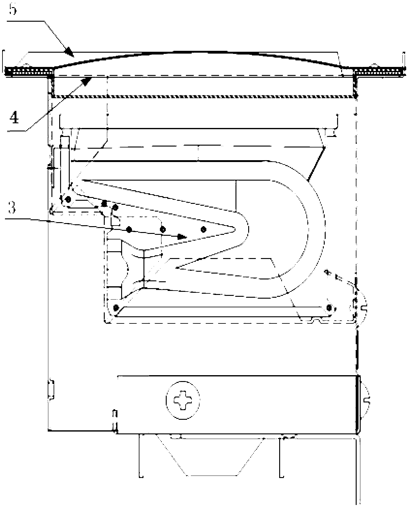 Positive-pressure-injecting type fully-premixed combustion heating device