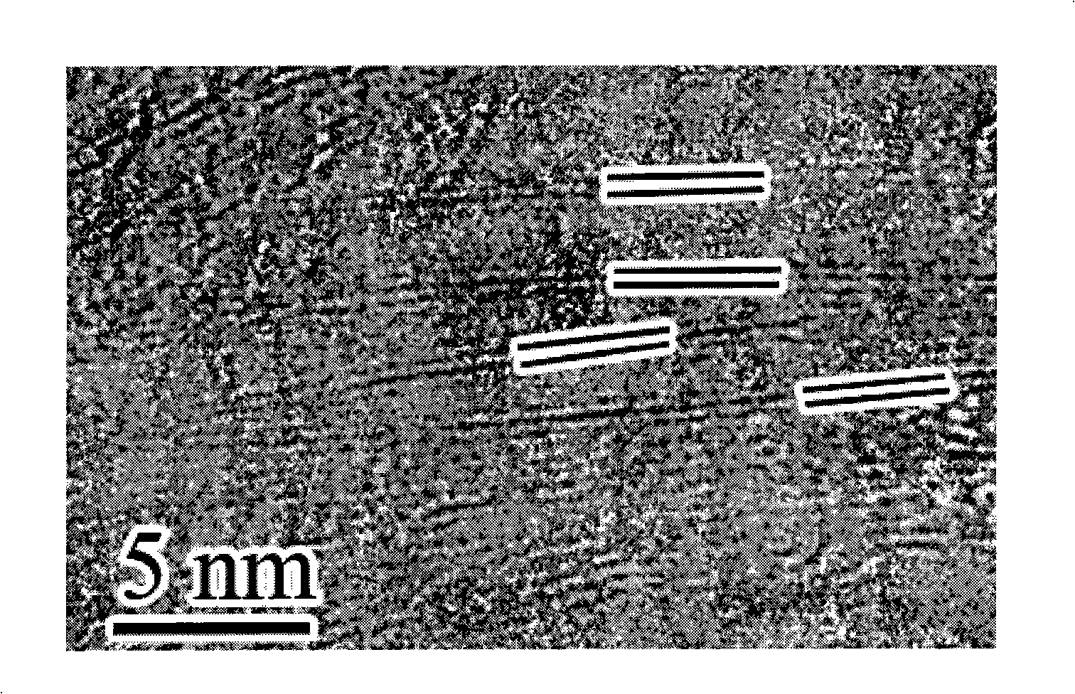 Preparation of tube wall layer number-controllable nano-carbon tube