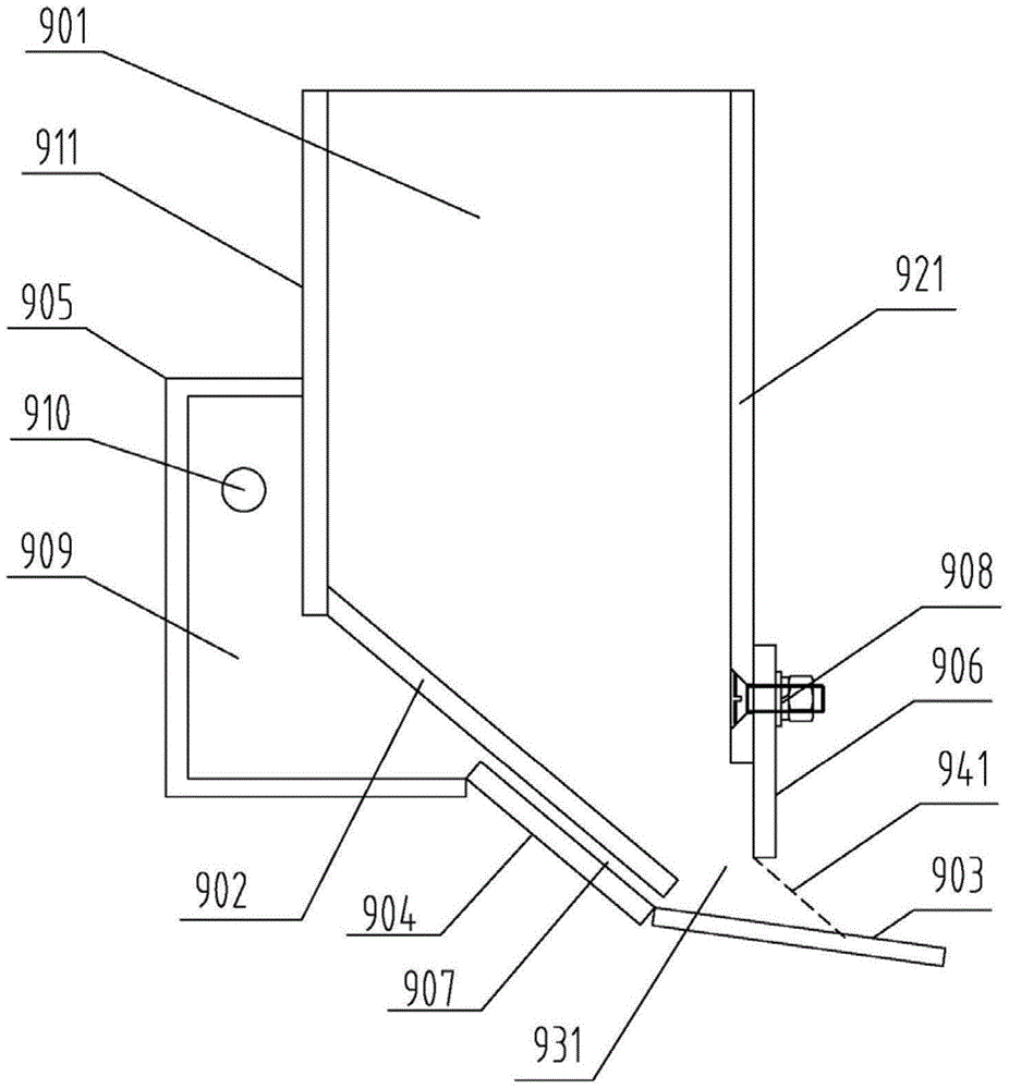 Pneumatic discharging mechanism