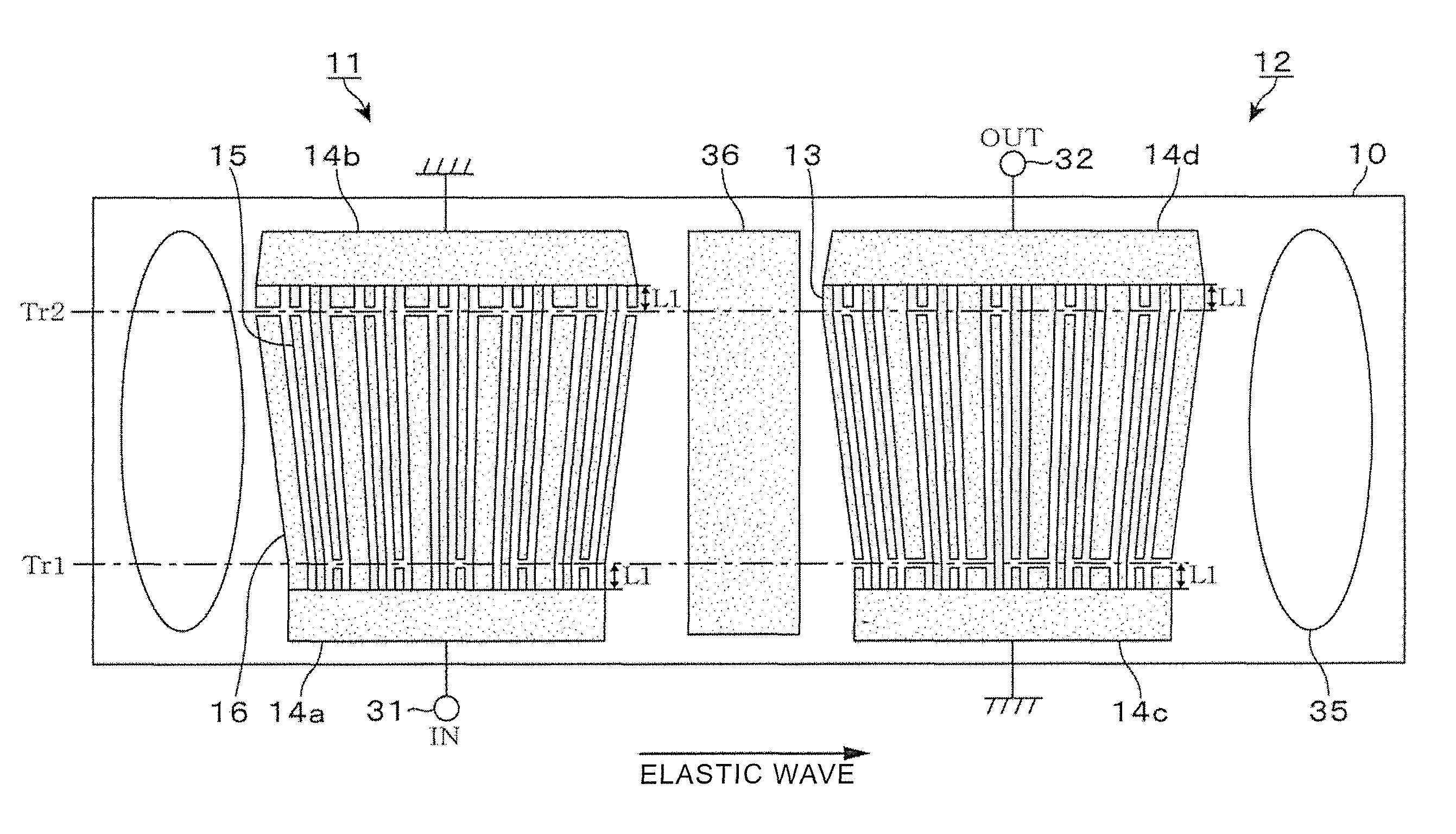 Elastic wave filter