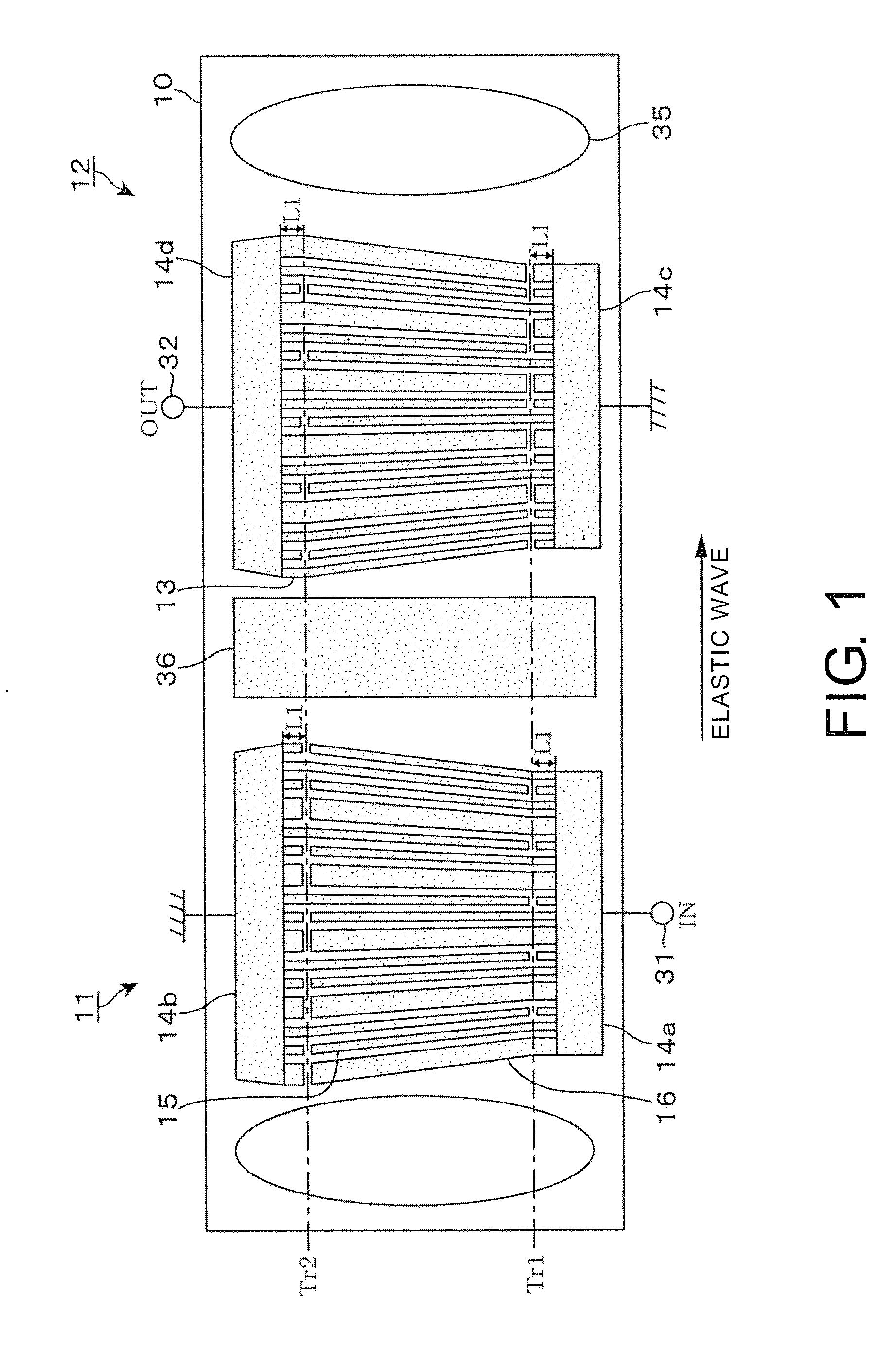 Elastic wave filter