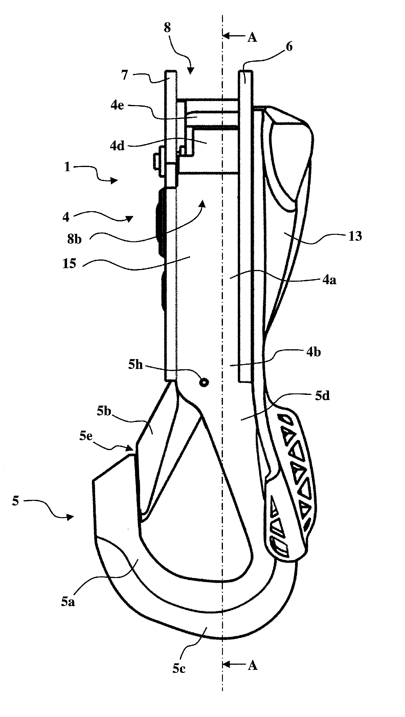 Self-blocking descender-belay device