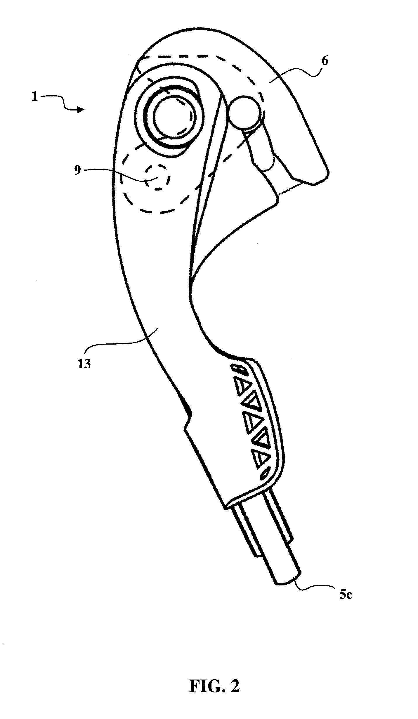 Self-blocking descender-belay device