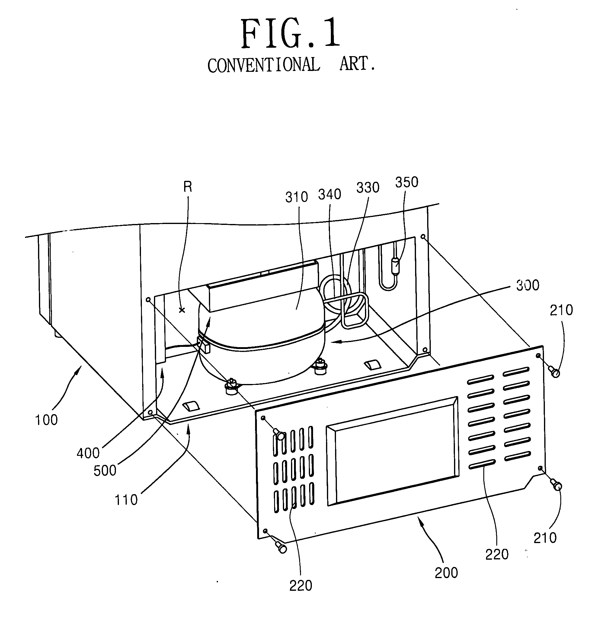 Vibration isolation apparatus for wine refrigerator