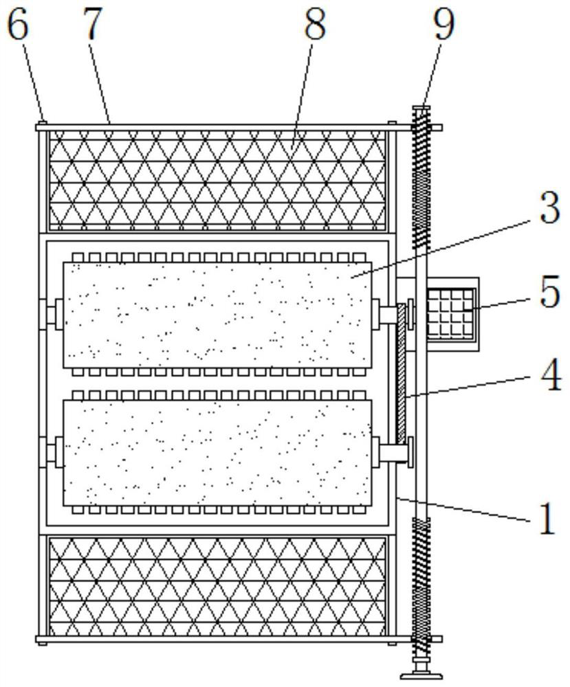 A crushing device for construction waste that is convenient for classification and collection