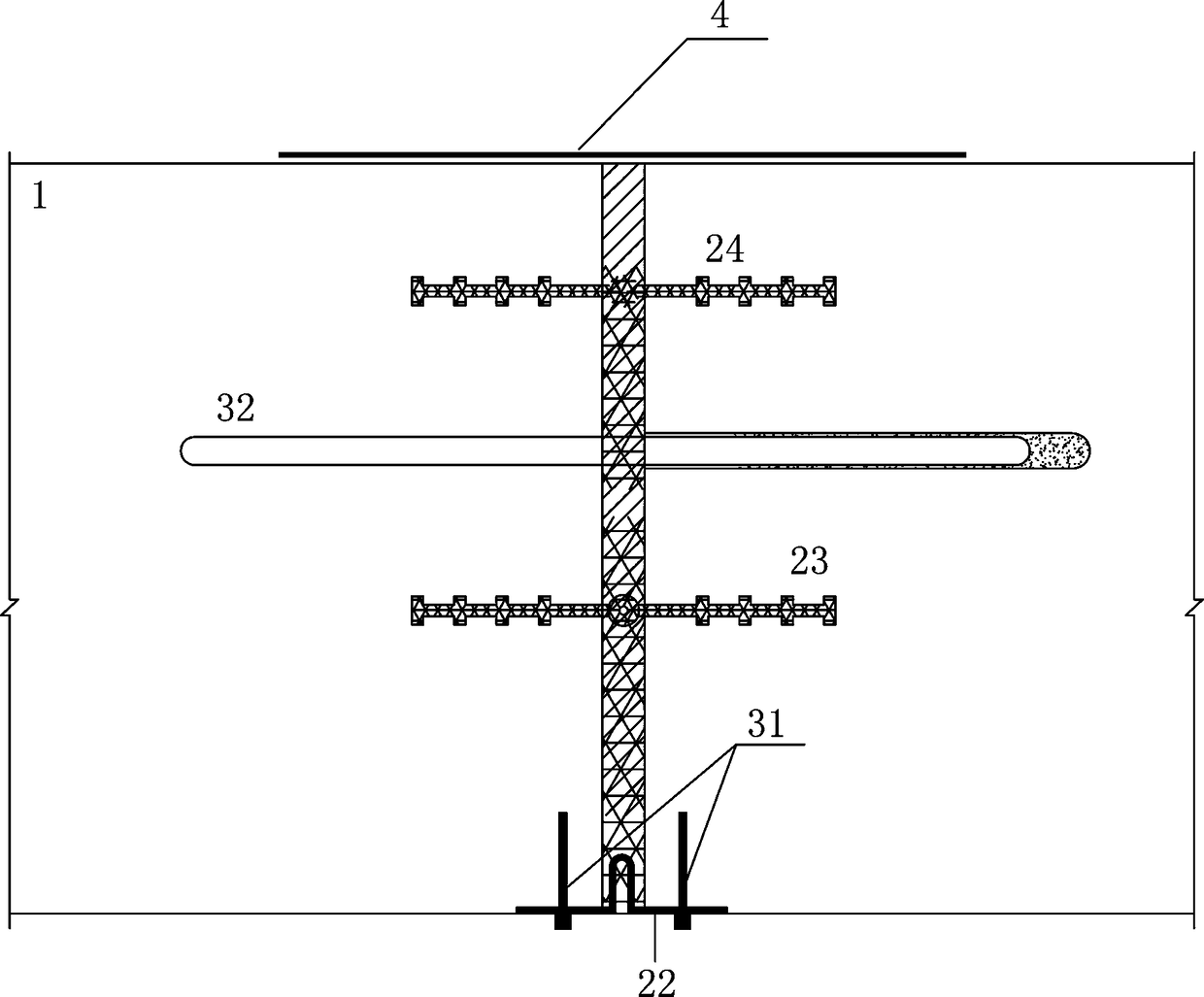 Expansion joint multilayer combined type water stopping device of underground engineering and manufacturing method thereof