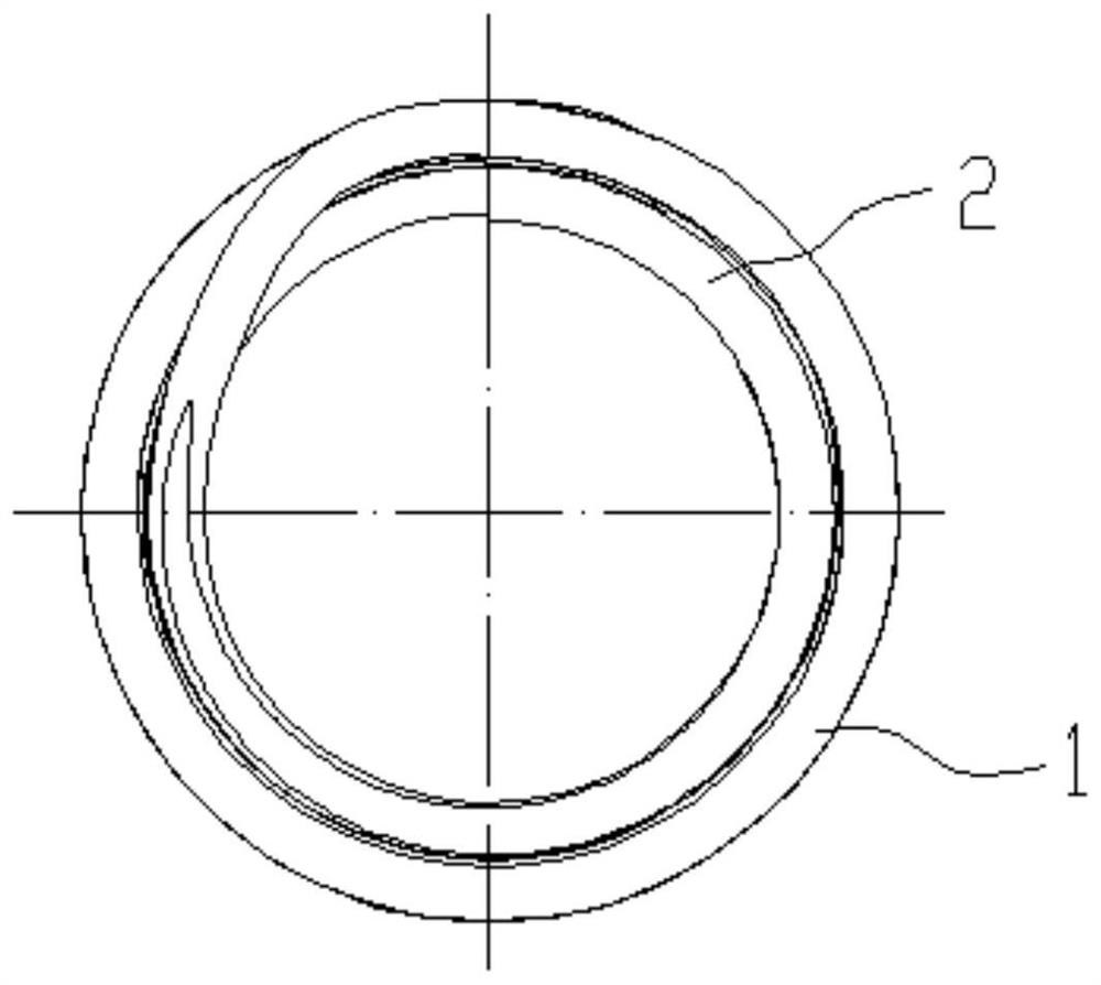 Anti-abrasion and anti-breakage long-service-life drain valve spring