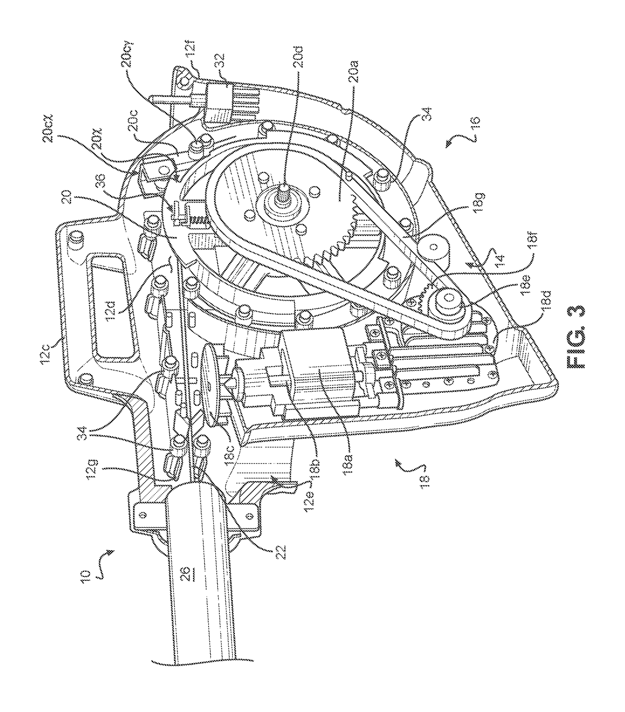 Pivoting tube brush