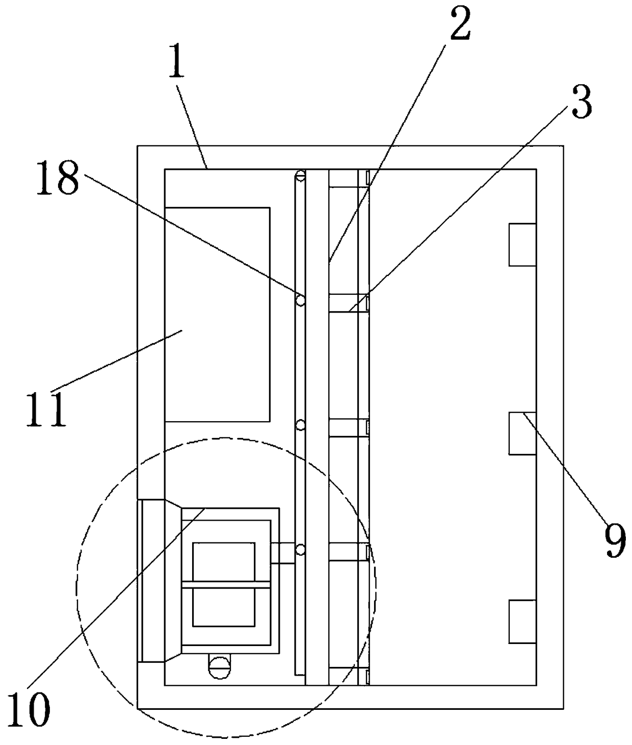 Overheating protection device for switch cabinet