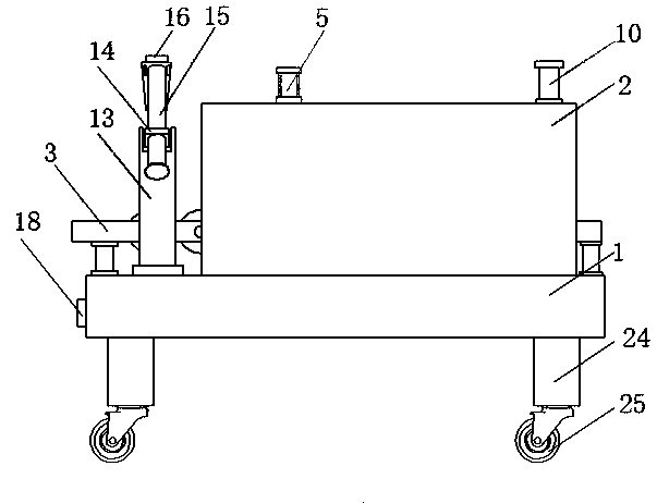 Furniture plate painting device