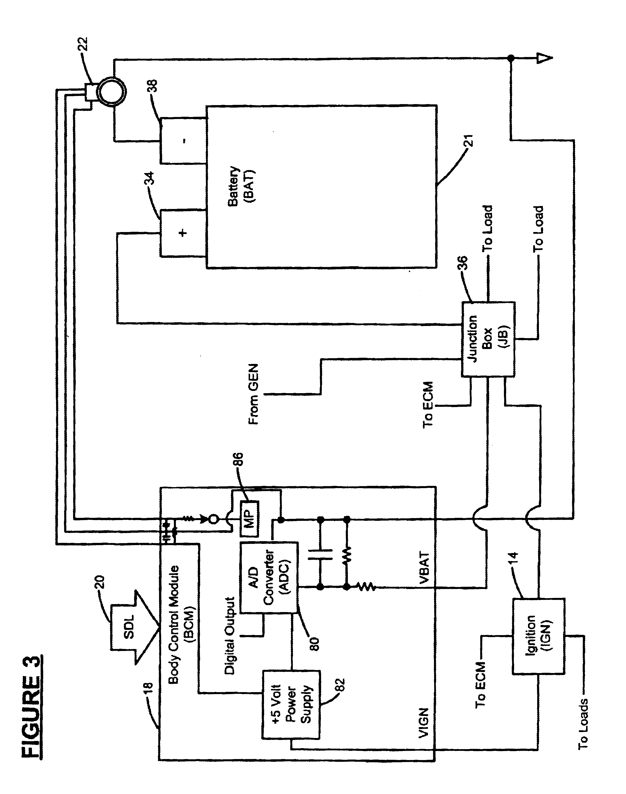 Battery voltage reduction