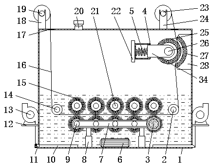 Cleaning device for textile fabric