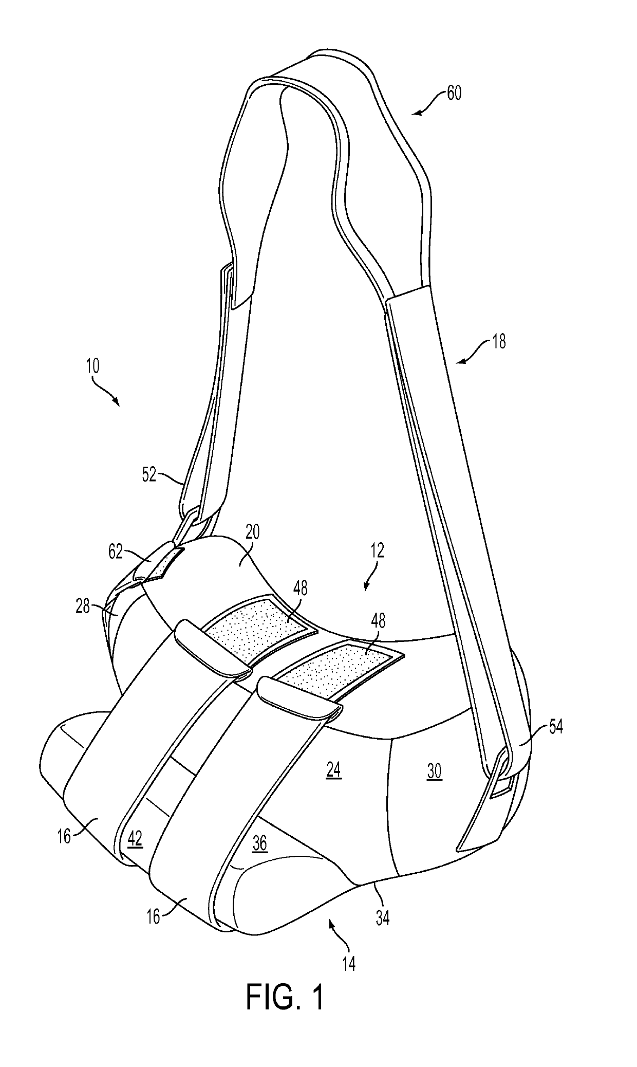 Shoulder and arm restraint