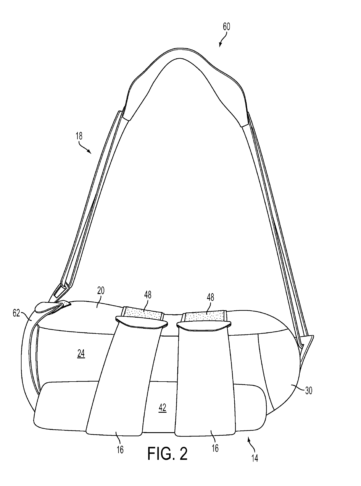 Shoulder and arm restraint