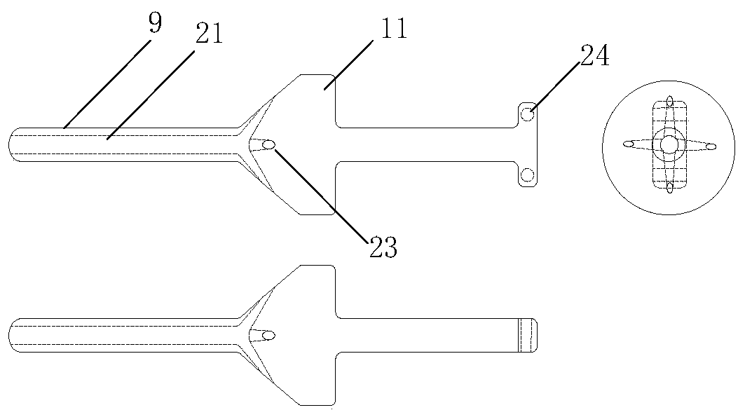 Self-energy dual-acting arc extinguishing chamber