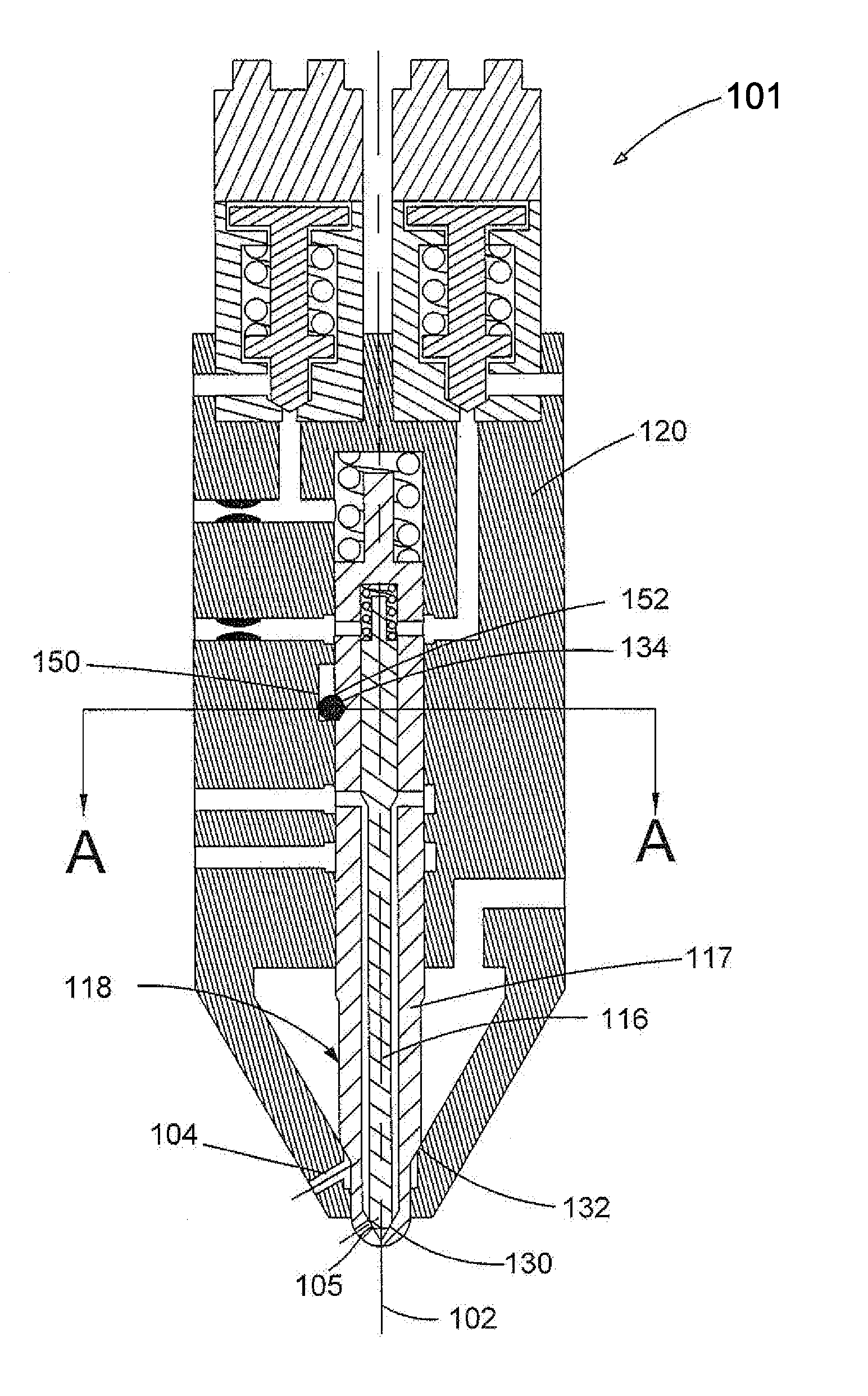 Dual fuel injection valve