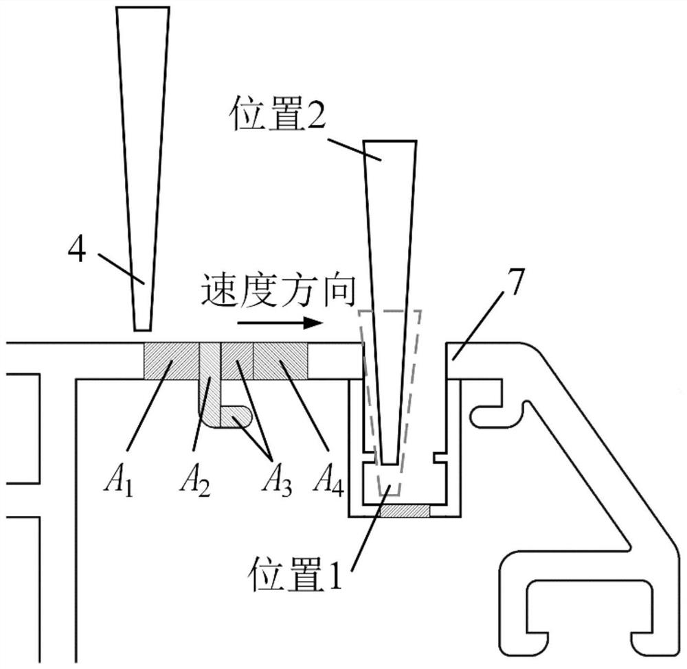 Laser cutting device and cutting method for profiled bar