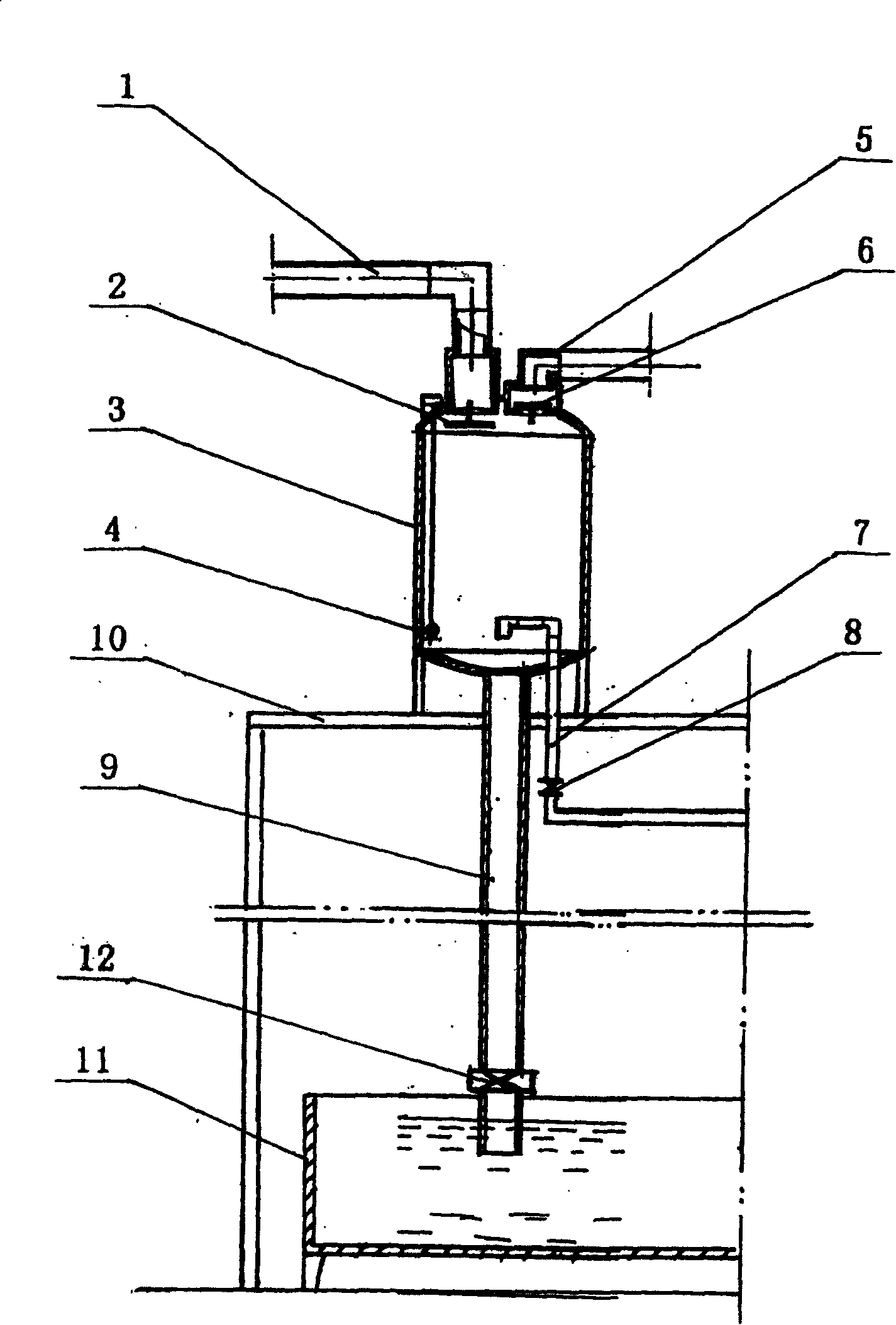 Water plunger type vacuum pump and compressor