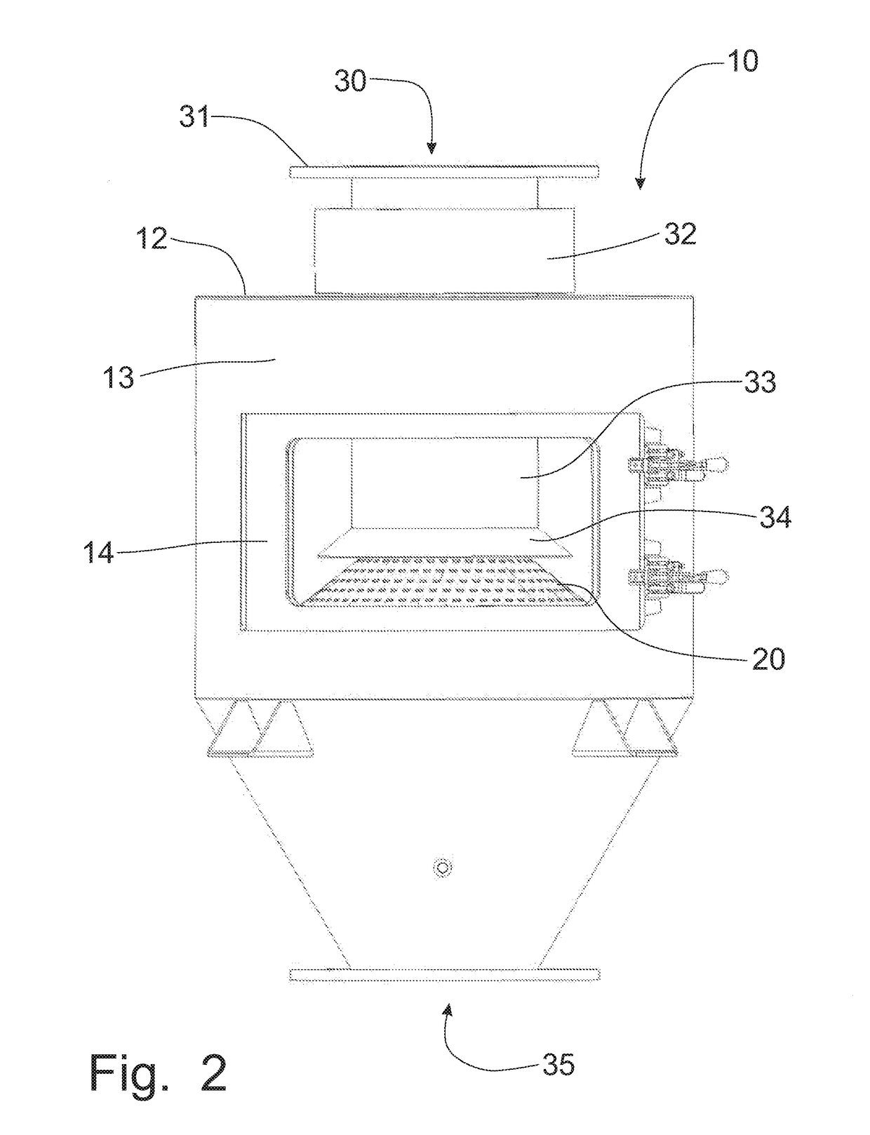 Half Round Cylindrical Configuration for Dedusting Apparatus