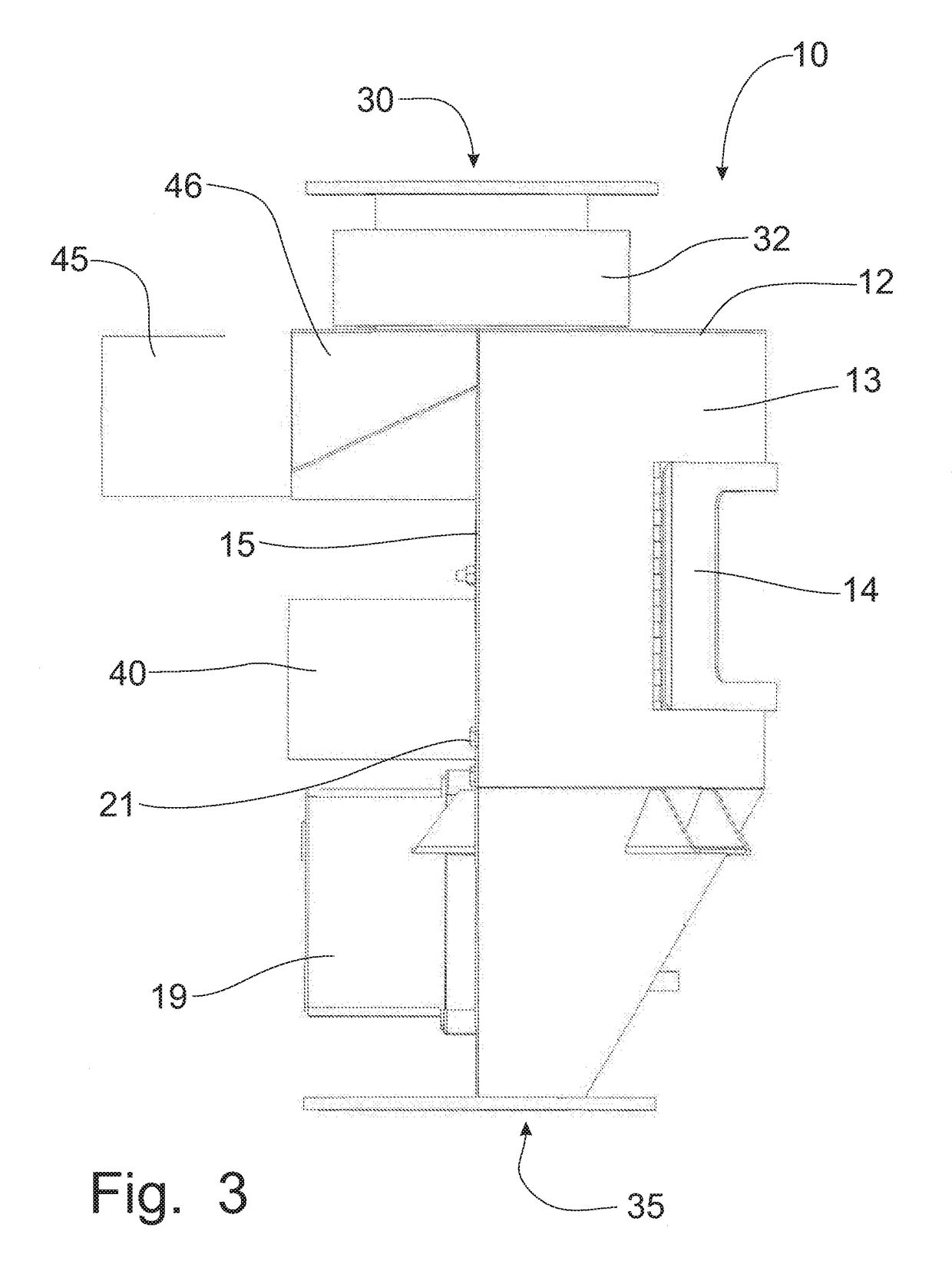 Half Round Cylindrical Configuration for Dedusting Apparatus